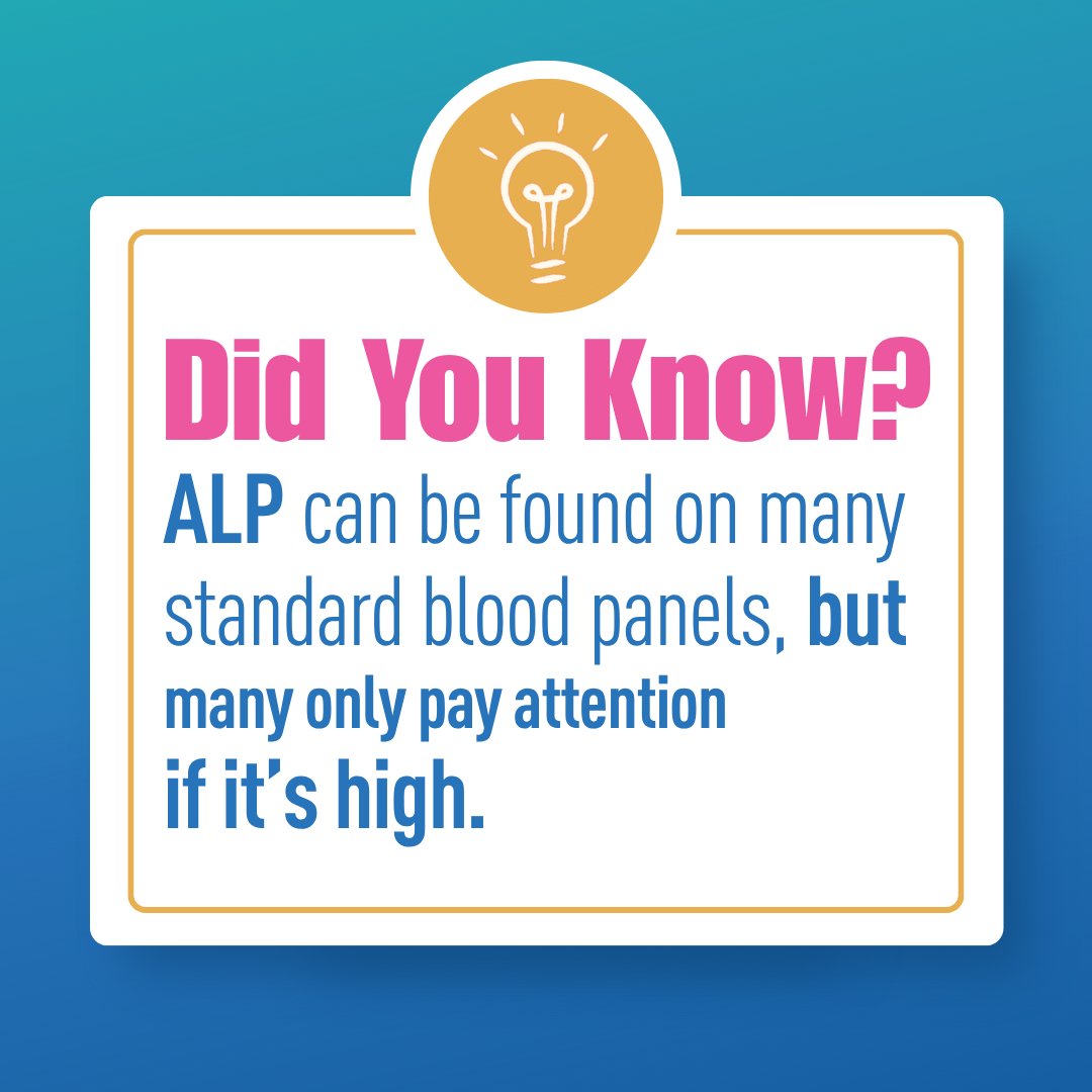 ALP can be found on many standard blood panels, but many only pay attention if it is high.