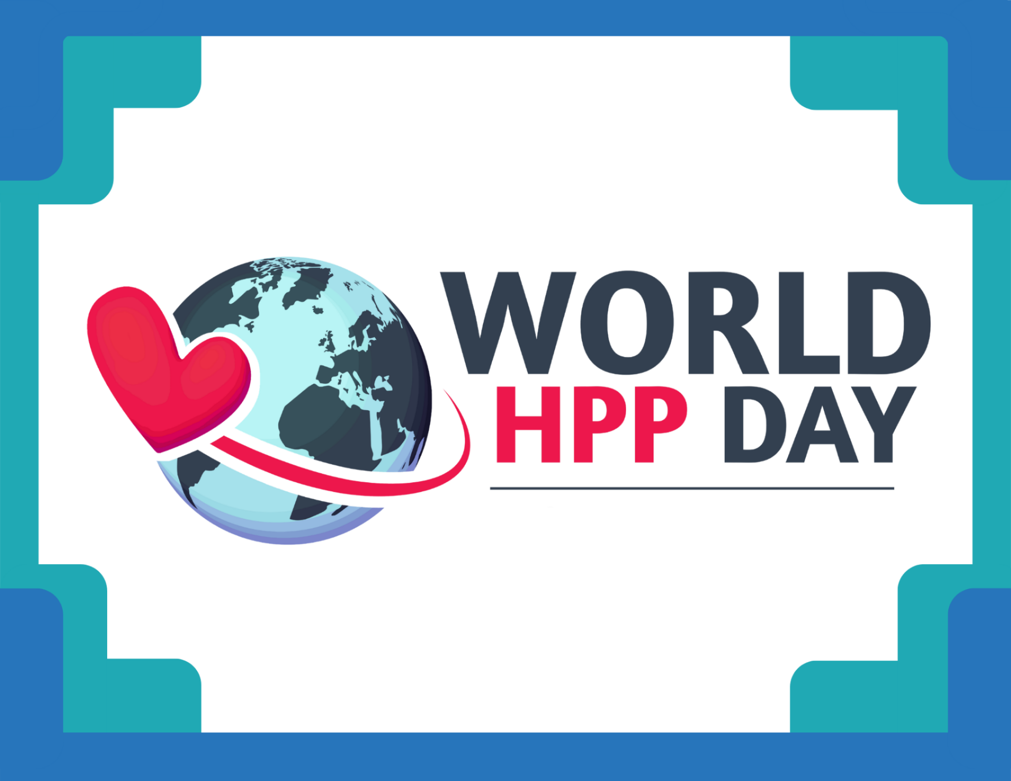 Printable sign featuring the World HPP Day logo.